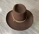 Resistol 3x Beaver Mens Western Cowboy Hat Long Oval Size 7 1/8 With Pin Vintage