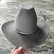 Resistol 3x Beaver Quicksilver Cowboy Hat Granite Grey Size 7 Vintage Sharp
