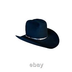 Resistol 3x Beaver Quicksilver Black Cowboy Hat Sz. 7