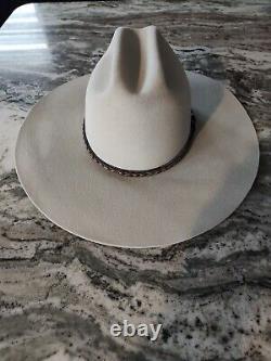 Resistol 4X Beaver Silverbelly George Strait Cowboy Hat Size 7 SHARP