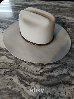 Resistol 4X Beaver Silverbelly George Strait Cowboy Hat Size 7 SHARP