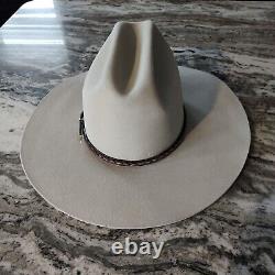 Resistol 4X Beaver Silverbelly George Strait Cowboy Hat Size 7 SHARP