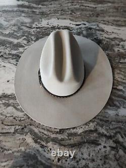 Resistol 4X Beaver Silverbelly George Strait Cowboy Hat Size 7 SHARP