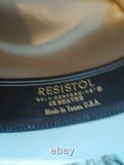 Resistol 4X Beaver Silverbelly George Strait Cowboy Hat Size 7 SHARP