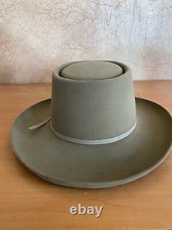 Resistol 4X Beaver Tan Canyon The Dealer Cowboy Felt Hat 6 7/8