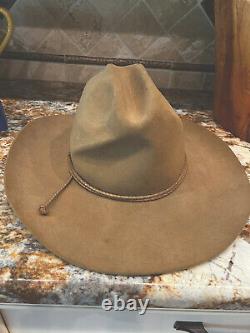 Resistol 4X Beaver Tycoon Self-Conforming Cowboy Western Hat, Pecan, Size 7 1/8