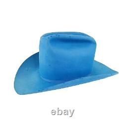 Resistol 4X Beaver cowboy hat Size 6 5/8 Cowgirls Baby Blue Western Rodeo Hats