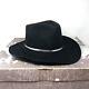 Resistol 4x Quicksil Black Beaver Cowboy Hat Self Conforming Size 7 1/4