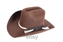 Resistol 4XXXX Western Beaver Cattleman Cowboy Hat Men's Size 7 3/8