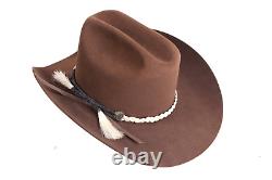 Resistol 4XXXX Western Beaver Cattleman Cowboy Hat Men's Size 7 3/8