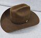 Resistol 5x Beaver Long Oval Cowboy Western Brown Hat Size 7 1/4 Ty Murray