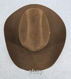 Resistol 5X Beaver Long Oval Cowboy Western Brown Hat Size 7 1/4 Ty Murray