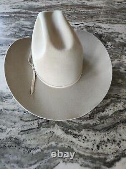 Resistol 5X Beaver Silverbelly Cowboy Western Hat Size 7 1/4- Vintage