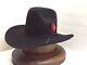 Resistol 6x Quarter Horse Black Felt Hat With Free Hat Brush