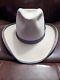 Resistol 7x Beaver Hat Sz Lg 7.25 Beige Gray Long Oval Cattleman New Without Tag