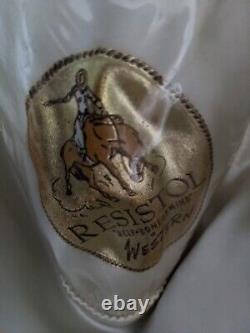 Resistol 7X Beaver Hat sz LG 7.25 Beige Gray Long Oval Cattleman New without Tag