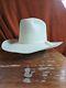Resistol 7x Beaver 6 3/4 Vintage Cowboy Hat White Fur Felt Hand Creased