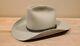 Resistol Beaver 30 Long Oval Cowboy Hat, Light Gray, Size 7, Pre-owned
