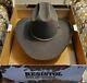 Resistol Beaver 4x Western Self-conforming Cowboy Hat Size 7 1/4 Brown With Box