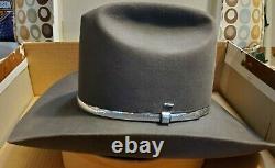 Resistol Beaver 4X WESTERN SELF-CONFORMING Cowboy Hat SIZE 7 1/4 BROWN with Box