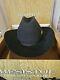 Resistol Black 3x Felt Cowboy Hat In Original Box Never Worn