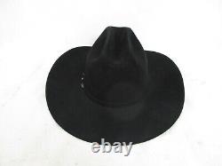 Resistol Cattleman Black Gold Beaver 20X Western Cowboy Hat 7 3/8 Buckle