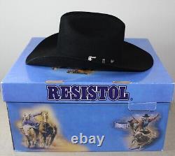 Resistol Challenger 5X Felt Cowboy Hat RFTCHG-7540 BLACK