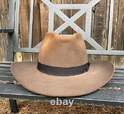 Resistol Chaparral mink brown 4X Beaver western cowby hat size 7 1/2