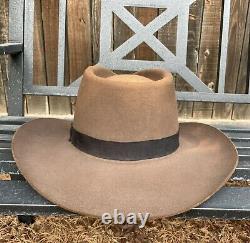 Resistol Chaparral mink brown 4X Beaver western cowby hat size 7 1/2