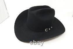 Resistol City Limits 07 Black 4X Beaver Cowboy Hat 4 Brim Sz 7 5/8 Conforming