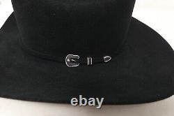 Resistol City Limits 07 Black 4X Beaver Cowboy Hat 4 Brim Sz 7 5/8 Conforming