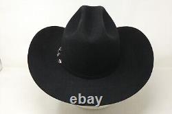 Resistol City Limits 07 Black 4X Beaver Cowboy Hat 4 Brim Sz 7 5/8 Conforming