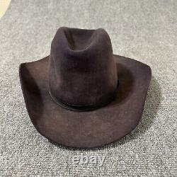Resistol Cowboy Hat 3x Beaver Self Conforming Wild West Deep Plum