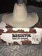 Resistol Cowboy Hat 7 1/8 Men Tan 5x Beaver