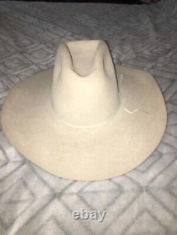 Resistol Cowboy Hat 7 1/8 Men Tan 5X Beaver