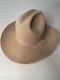 Resistol Cowboy Hat 7 -3/8 L B1 Alamo Tan 4x Beaver