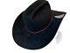 Resistol Cowboy Hat Beaver 4x Beaver Black Tassel Usa Blue Ridge Rare Long Oval