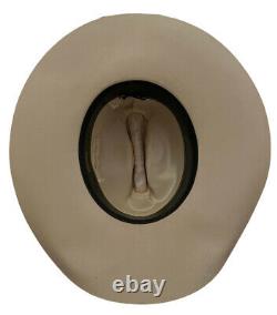 Resistol Cowboy Hat Cattleman 5X Beaver 6 7/8 White Self Conforming Long Oval