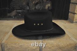 Resistol Cowboy Hat George Strait Design 4X Beaver Great Condition Size 7 1/4