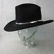 Resistol Cowboy Hat Mens Black Quicksilver 4x Beaver Western Rodeo Texas Cowgirl