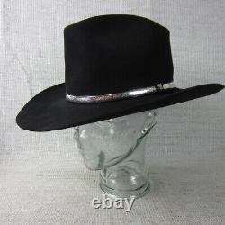 Resistol Cowboy Hat Mens Black Quicksilver 4X Beaver Western Rodeo Texas Cowgirl