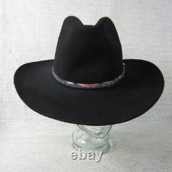 Resistol Cowboy Hat Mens Black Quicksilver 4X Beaver Western Rodeo Texas Cowgirl