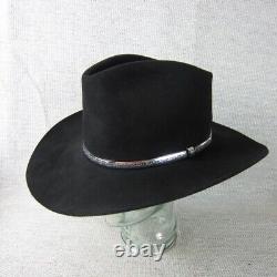 Resistol Cowboy Hat Mens Black Quicksilver 4X Beaver Western Rodeo Texas Cowgirl