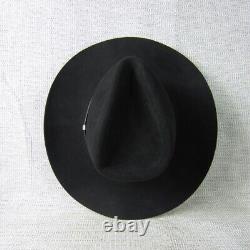 Resistol Cowboy Hat Mens Black Quicksilver 4X Beaver Western Rodeo Texas Cowgirl