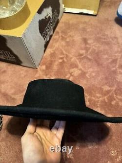 Resistol Cowboy Western Hat Sz 7 1/8 Black