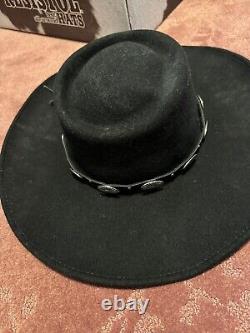 Resistol Cowboy Western Hat Sz 7 1/8 Black