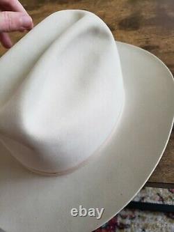 Resistol Diamond Horseshoe Cowboy Hat Silverbell Size 7 Long Oval