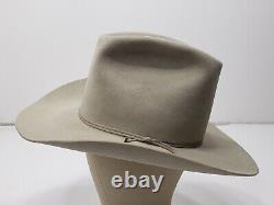 Resistol Dobbs West Cowboy Hat Western Rodeo 10X Beaver Felt Tan 6 3/4 Vintage