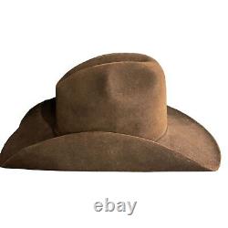 Resistol George Strait City Limits Chocolate 4x Beaver Cowboy Hat, 7 Long Oval