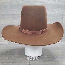 Resistol Hi-7 Self Conforming XXX Beaver Western Cowboy Hat Size 7 Long Oval